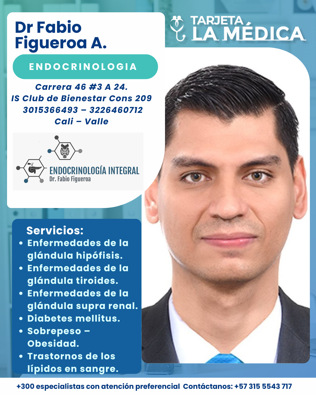 Tarjeta La Médica Medicina especializada a su servicio.
