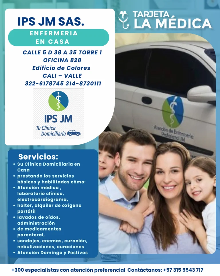 Tarjeta La Médica Medicina especializada a su servicio.